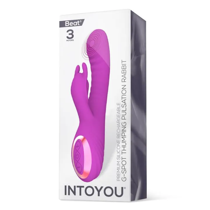 Beat3 Vibrador con Punto G con Pulsación 3 Motores de Intoyou