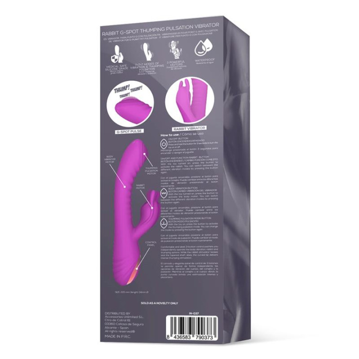 Beat3 Vibrador con Punto G con Pulsación 3 Motores de Intoyou | VibraZon