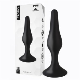 Trophy Plug Anal 13 cm Silicona Negro de Tardenoche | VibraZon