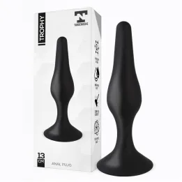 Trophy Plug Anal 13 cm Silicona Negro de Tardenoche