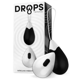 Huevo Vibrador Control Remoto USB Silicona Negro de Drops