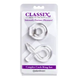 Kit de Anillos para el Pene Transparente de Classix