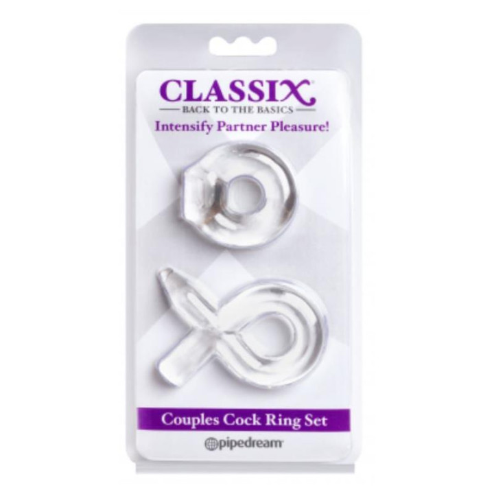 Kit de Anillos para el Pene Transparente de Classix | VibraZon