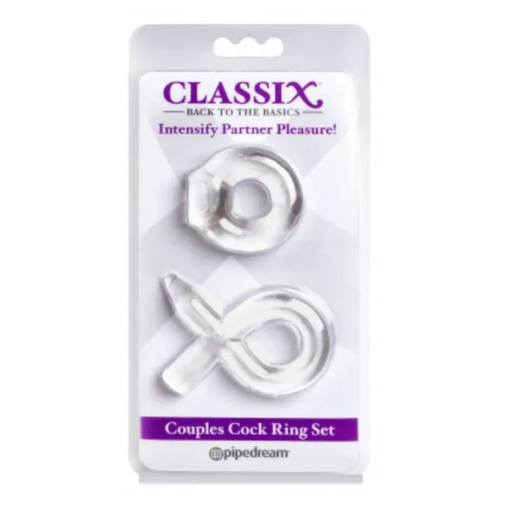 Kit de Anillos para el Pene Transparente de Classix