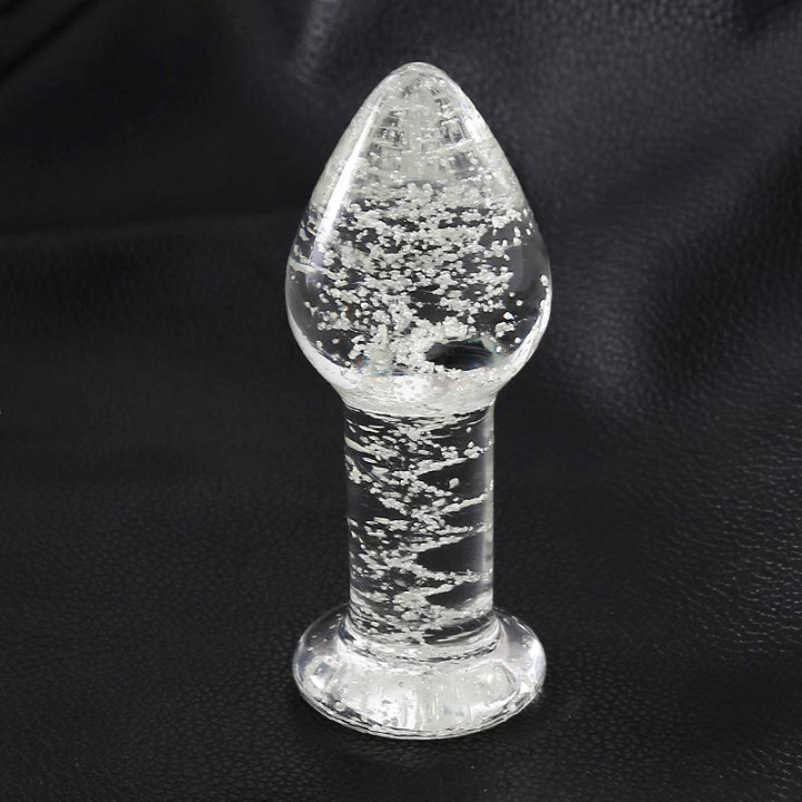 Plug Anal de Cristal que Brilla en la Oscuridad de Intoyou Shining Line | VibraZon