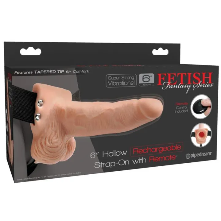 Arnes Elastico Dildo Hueco y Vibración de Fetish Fantasy Series