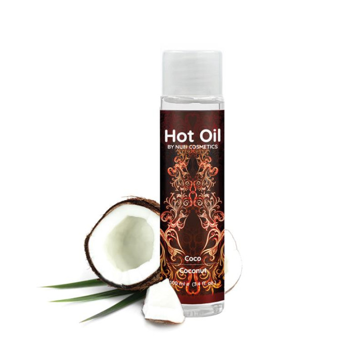 Nuei Aceite Hot Oil Efecto Calor Coco 100 ml de Nuei Cosmetics | VibraZon