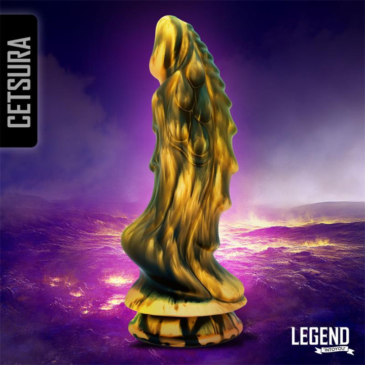 Cetsura Dildo Dragon Silicona Líquida 27 cm de Legend | VibraZon