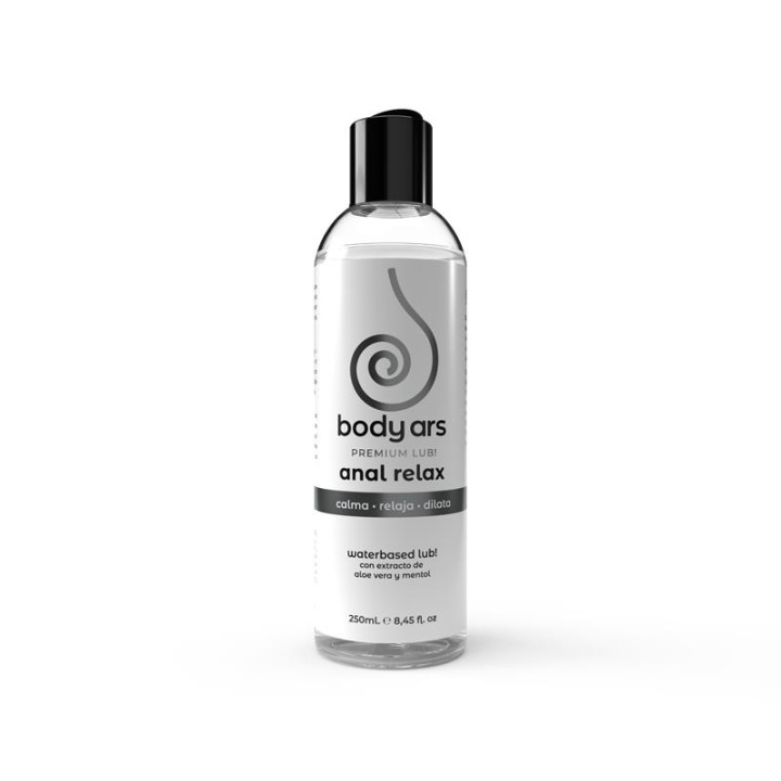 Lubricante Anal Relax Premium Base Agua 250 ml de Body Ars | VibraZon