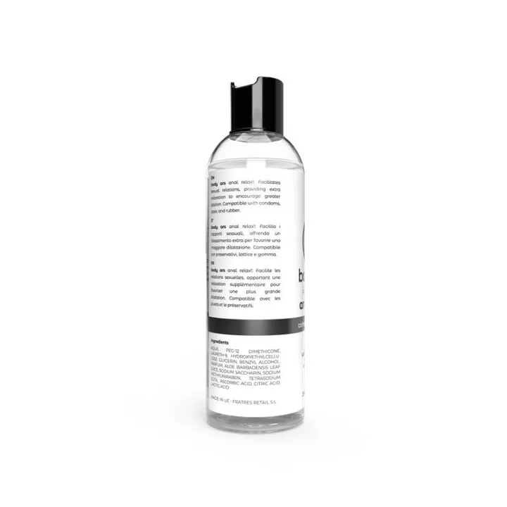 Lubricante Anal Relax Premium Base Agua 250 ml de Body Ars