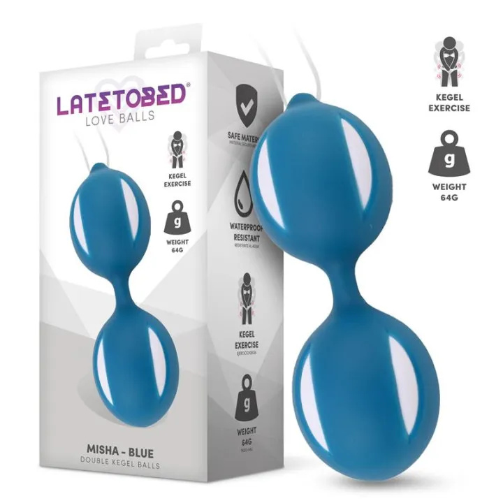 Misha Bola Kegel Doble con Peso Interno de Latetobed