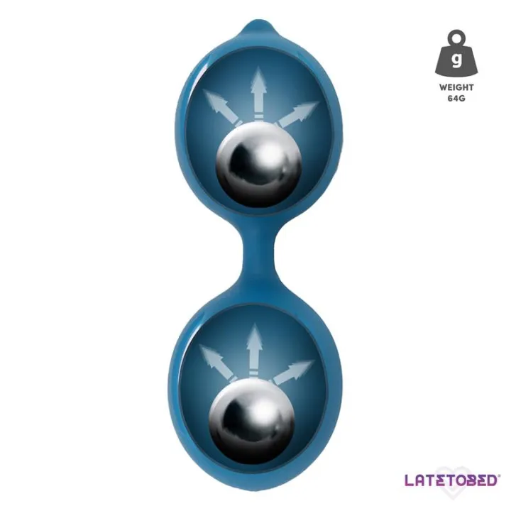 Misha Bola Kegel Doble con Peso Interno de Latetobed