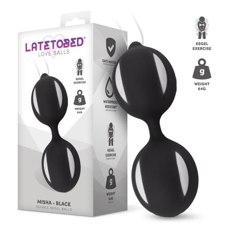 Misha Bola Kegel Doble con Peso Interno de Latetobed | VibraZon