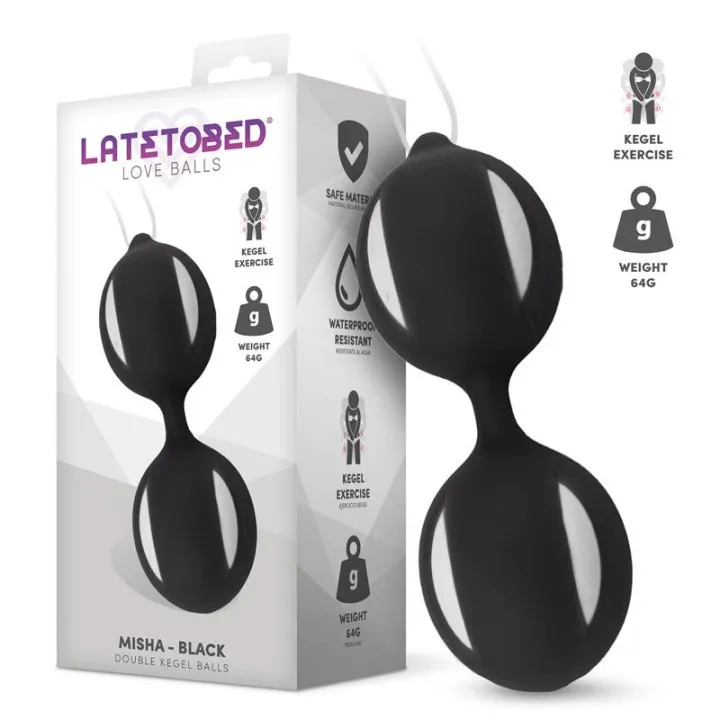 Misha Bola Kegel Doble con Peso Interno de Latetobed