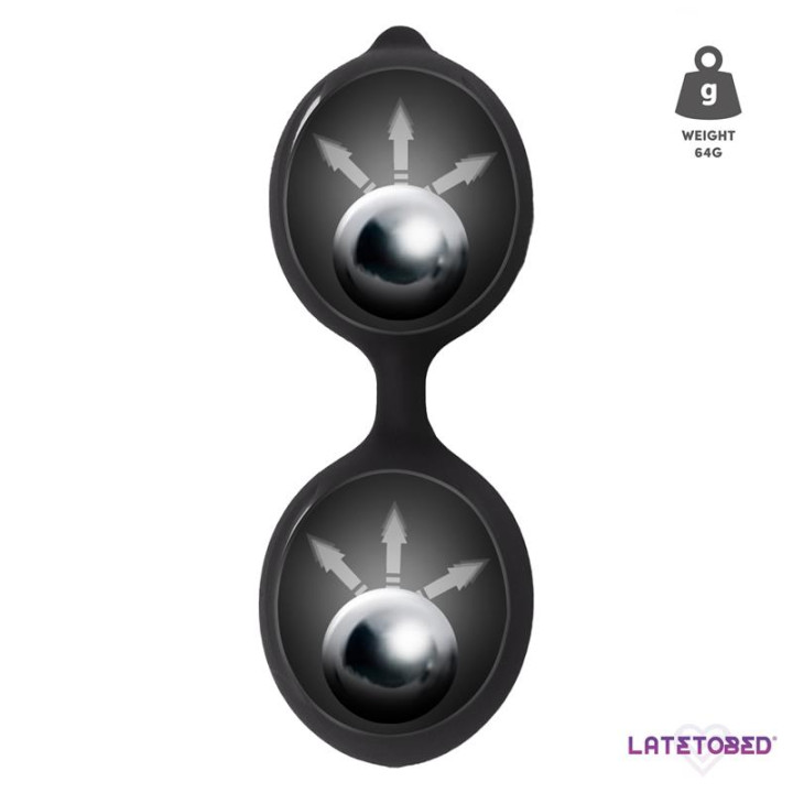 Misha Bola Kegel Doble con Peso Interno de Latetobed | VibraZon