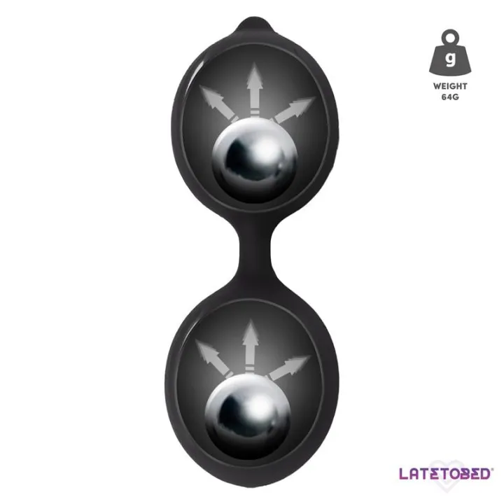 Misha Bola Kegel Doble con Peso Interno de Latetobed