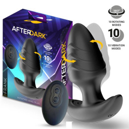 Frank Plug Anal con Vibración y Rotación 360º y Control Remoto de Afterdark | VibraZon