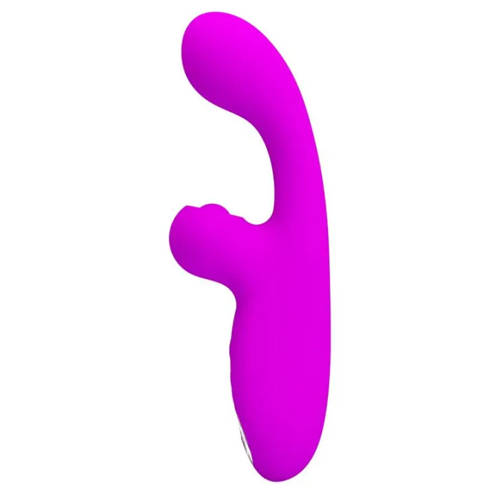 Skylar Conejito Vibrador y Thumping Fucsia de Prettylove