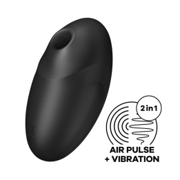 Vulva Lover 3 Succionador de Clítoris Negro de Satisfyer | VibraZon