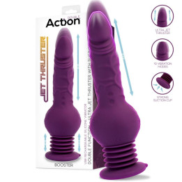 Booster Vibrador con Thrusting Ultra Jet Thruster con Potente Ventosa de Action | VibraZon