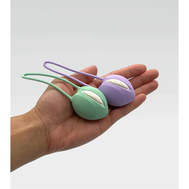Smartball uno Bola Kegel White/Pastel Lilac de Fun Factory | VibraZon