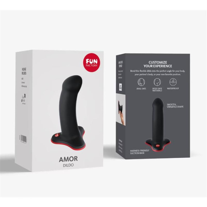 Amor Dildo Black/Red de Fun Factory | VibraZon