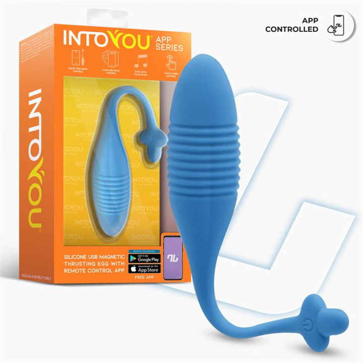 Huevo con Up and Down (Thrusting) y APP USB de Intoyou App Series | VibraZon
