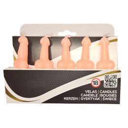 Set de 5 Velas en Forma de Pene de Diverty Sex | VibraZon
