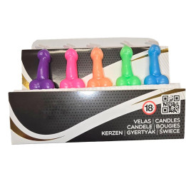 Set de 5 Velas en Forma de Pene de Diverty Sex | VibraZon