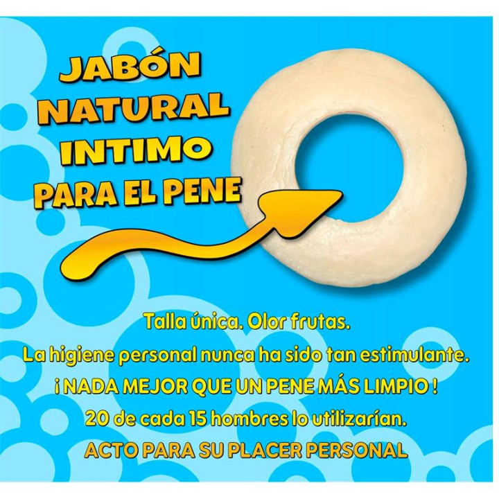 Jabón en Forma de Anillo para el Pene Amarillo de Diverty Sex | VibraZon