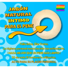 Jabón en Forma de Anillo para el Pene Naranja de Diverty Sex | VibraZon