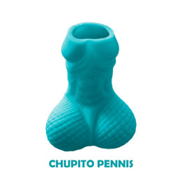 Chupito Forma Pene Color Azul de Diverty Sex | VibraZon