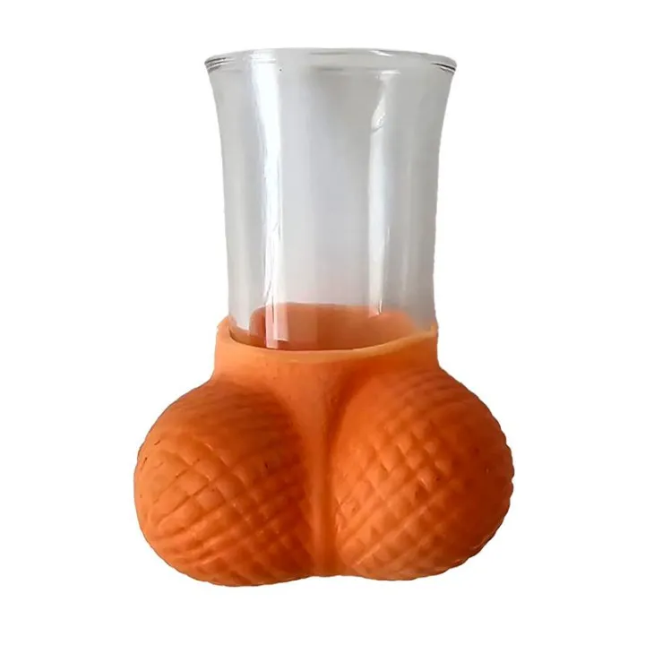 Chupito de Cristal con Testículos de Diverty Sex