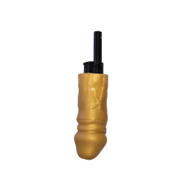 Mechero para Barbacoa Forma de Pene Dorado de Diverty Sex | VibraZon