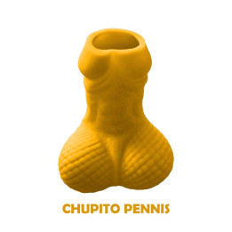 Chupito Forma de Pene color Amarillo de Diverty Sex | VibraZon