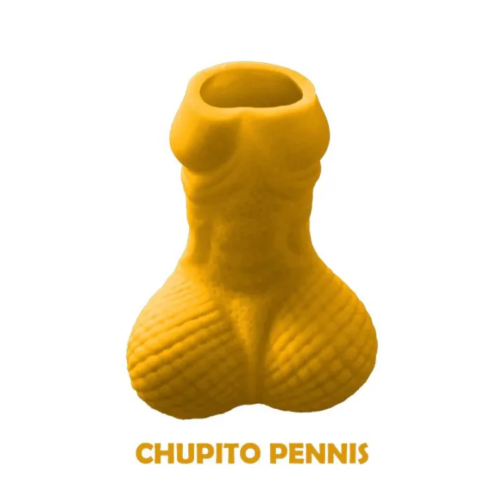 Chupito Forma de Pene color Amarillo de Diverty Sex