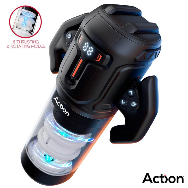 Zyon Masturbador Automático Avanzado con Up and Down y Rotación de Action | VibraZon