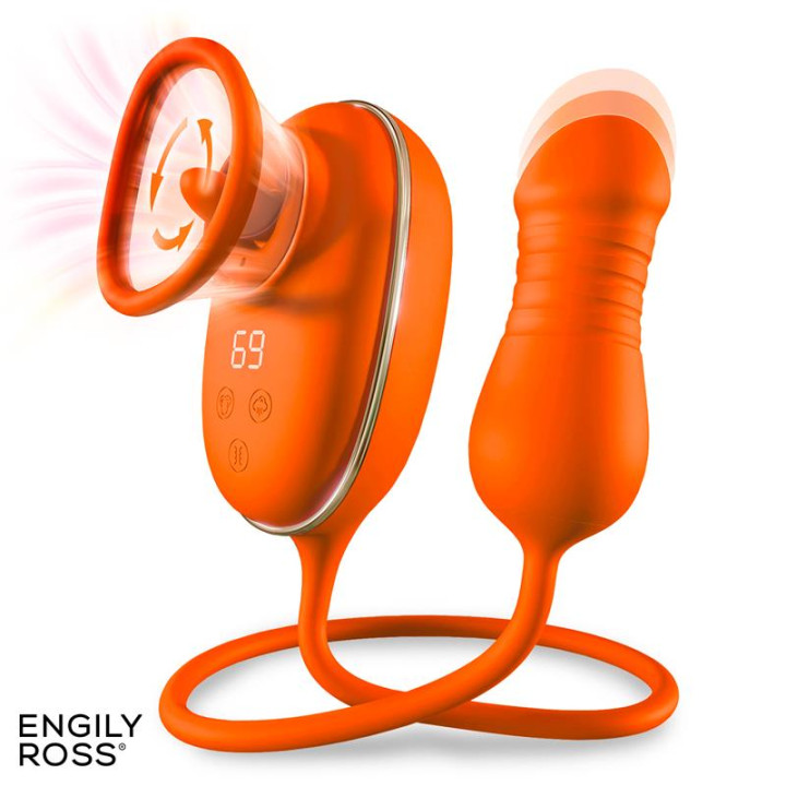 Lizer Pro Estimulador con Lengua Oscilante, Bomba de Vacio y Huevo con Up and Down de Engily Ross | VibraZon