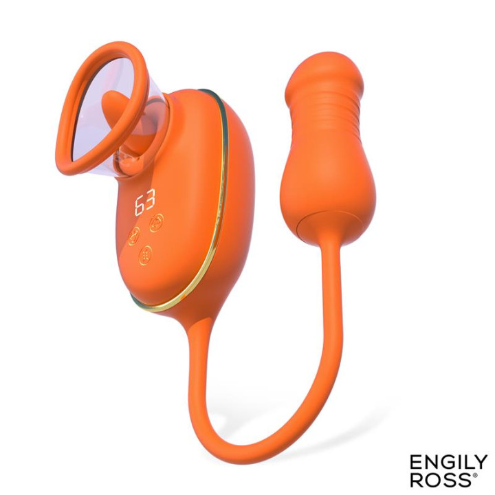 Lizer Pro Estimulador con Lengua Oscilante, Bomba de Vacio y Huevo con Up and Down de Engily Ross | VibraZon