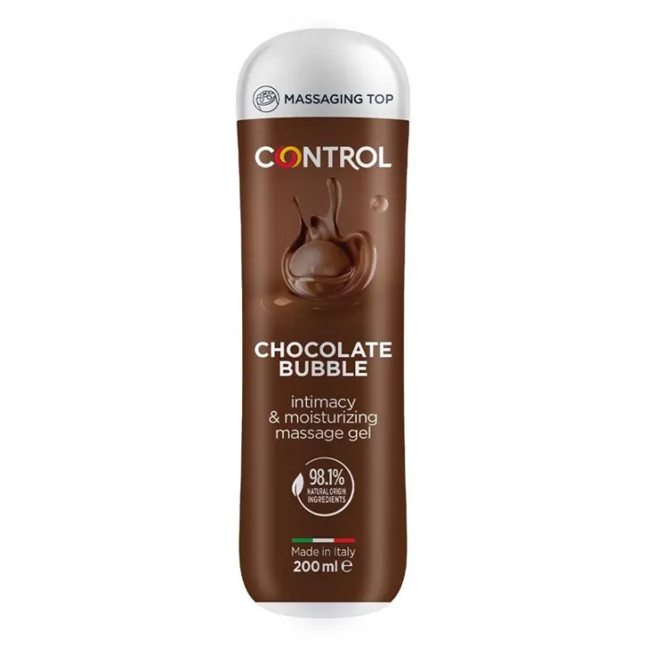 Gel de Masaje Bubble Chocolate 200 ml de Control