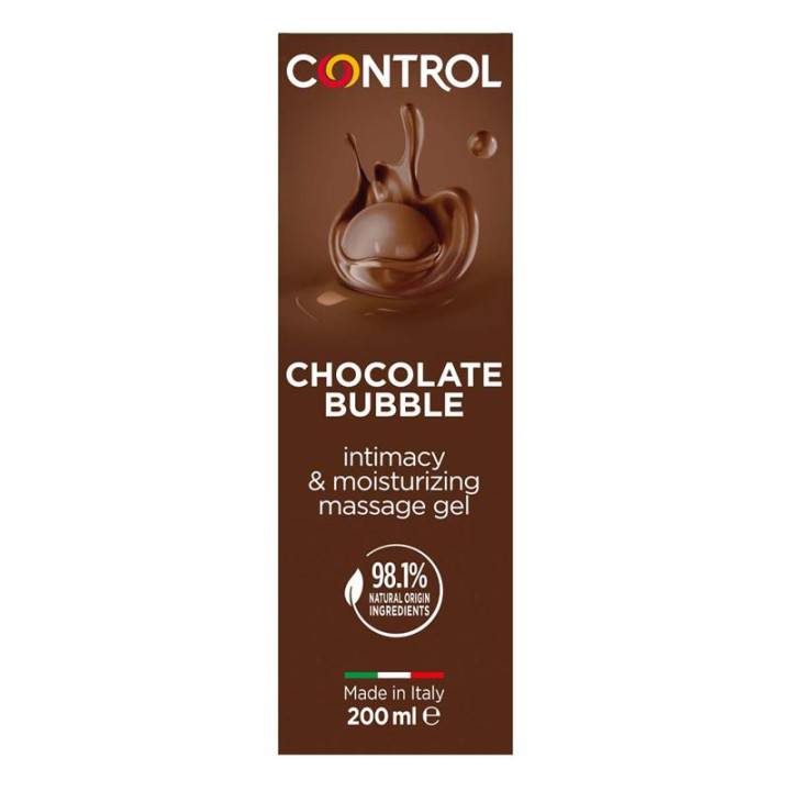 Gel de Masaje Bubble Chocolate 200 ml de Control | VibraZon