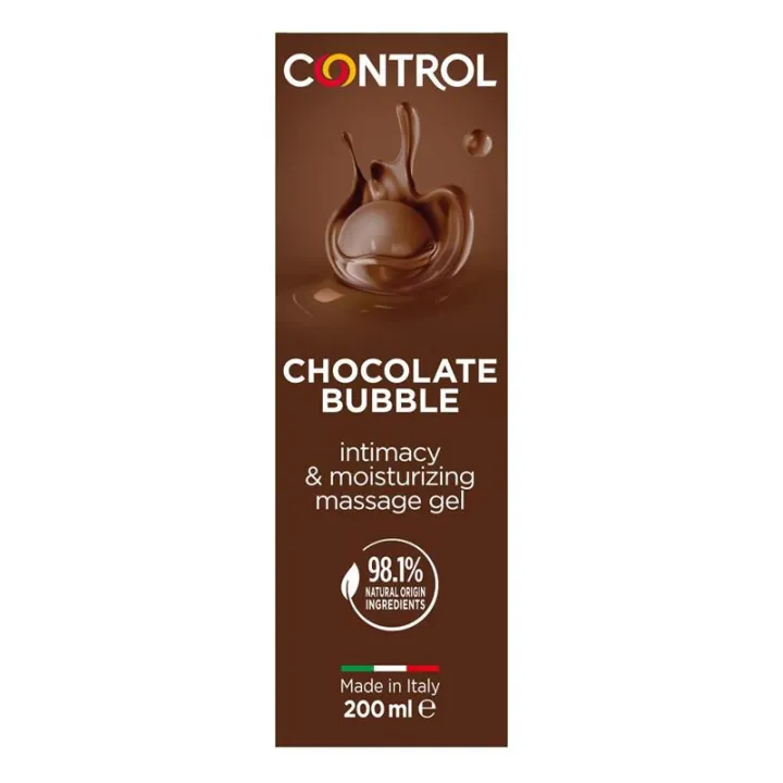 Gel de Masaje Bubble Chocolate 200 ml de Control