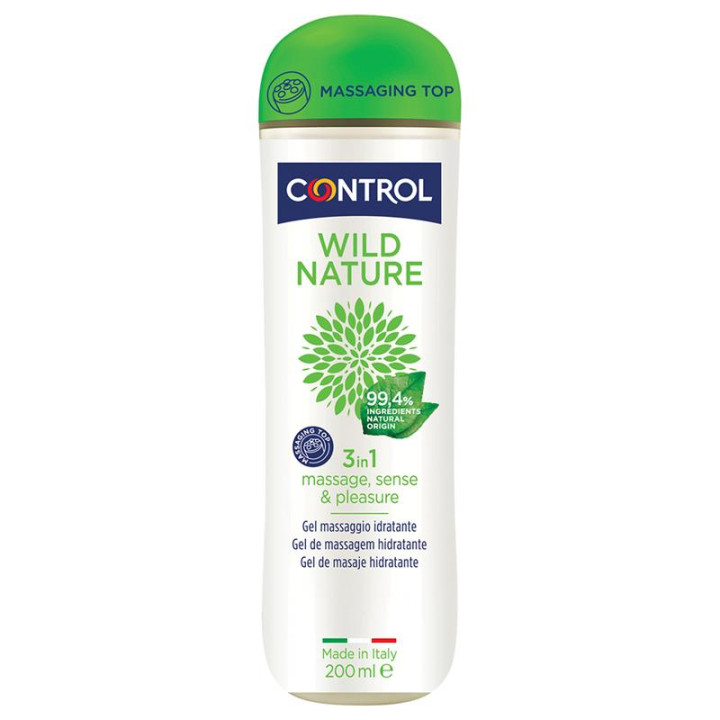Gel de Masaje Wild Nature 200 ml de Control | VibraZon