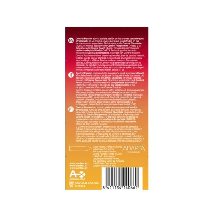 Fussion 12 uds Sabores de Control