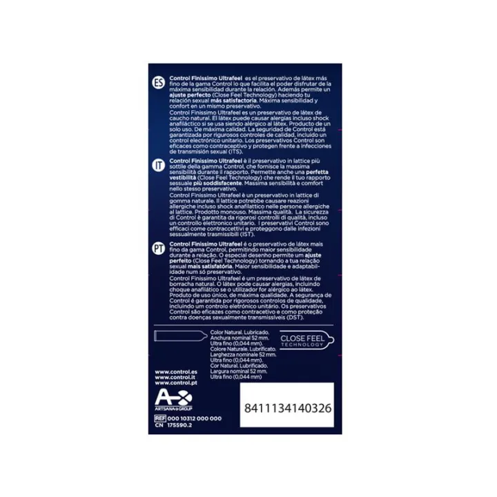 Finissimo Ultrafeel 10 uds de Control