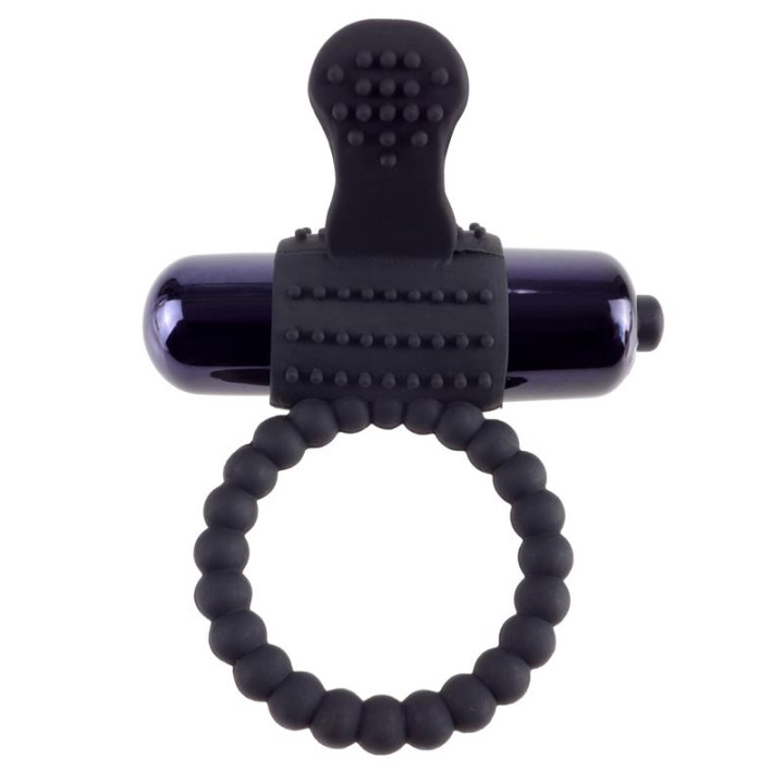 Fantasy C-Ringz Super Anillo Vibrador de Silicona Negro | VibraZon
