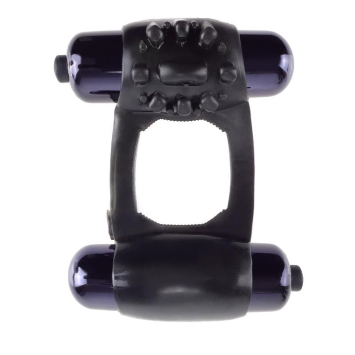 Fantasy C-Ringz Super Anillo Duo Vibrador Negro | VibraZon