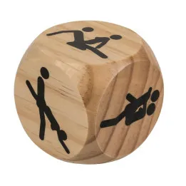Dado Madera Kamasutra 6x6 cm de Ootb