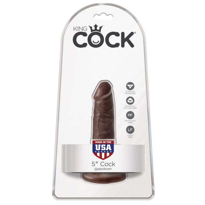 King Cock Pene de 5 - Color Marrón | VibraZon