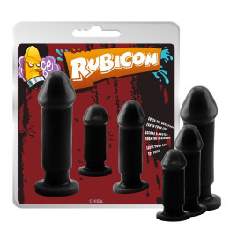 Kit 3 Plug Anal Evil Dark de Chisa | VibraZon